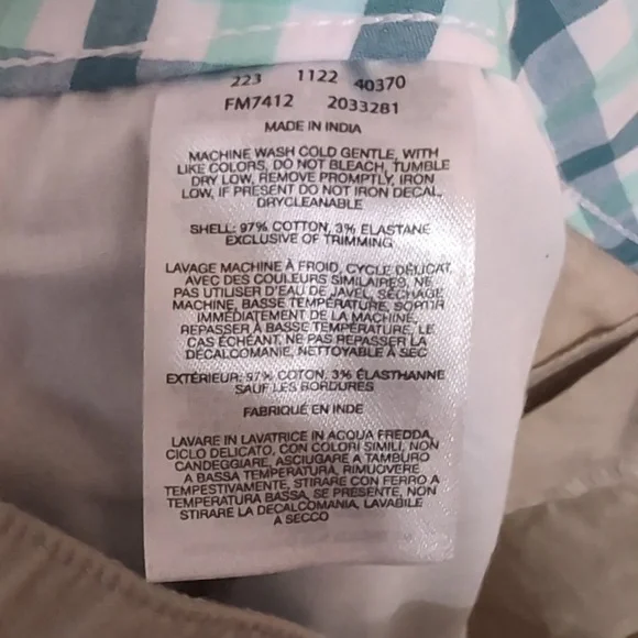 Columbia Men's PFG Bonefish Khaki Shorts Size 42 - 9" Inseam - Picture 6 of 6